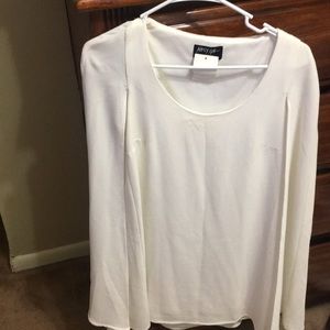 Nasty Gal white cape dress